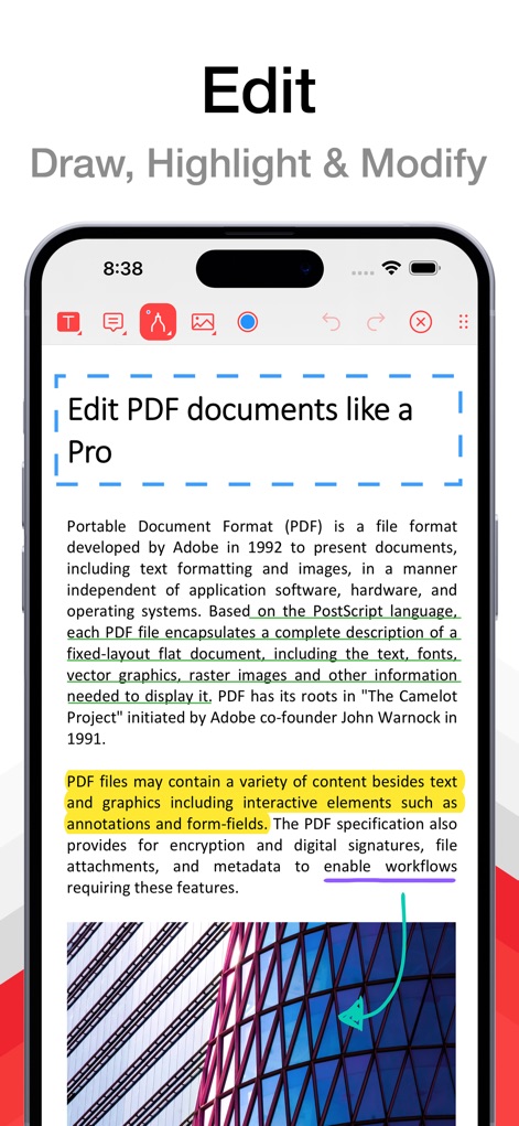 PDF Pro - Reader Editor Forms - Productivity App | MWM