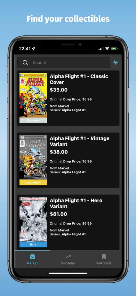 Veve Price Tracker screenshot 1