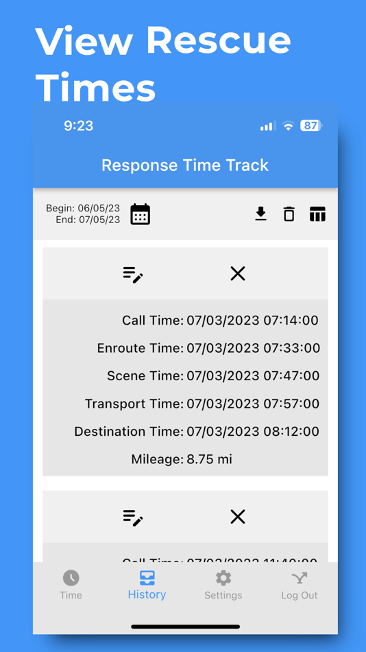 #4. Response Time Track (iOS) 由: Owen Bean