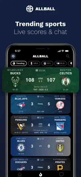Game screenshot ALLBALL: Sports Chat & Reddit mod apk