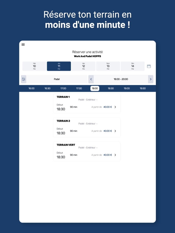 Work and Padel - Hopps