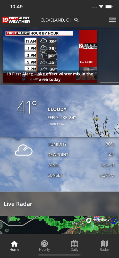 Cleveland19 FirstAlert Weather screenshot 1
