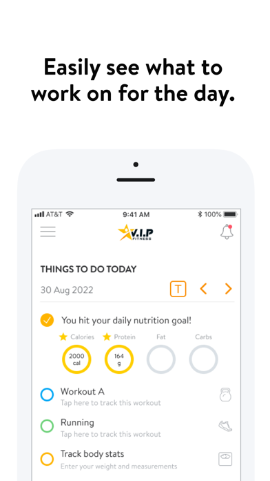 VIP Fitness Center Screenshot