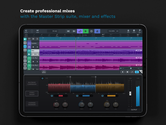 Cubasis 3 - DAW & Music Studio iPad app afbeelding 8