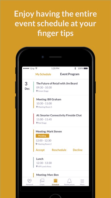 Commodities People Events Screenshot