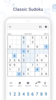 sudoku classic number puzzle iphone screenshot 1