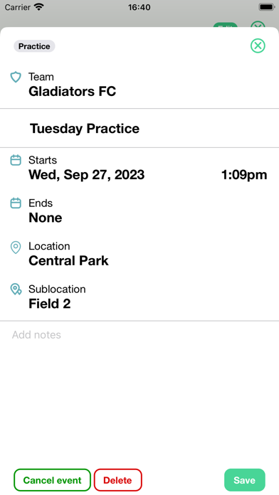 Team Oregon Lacrosse Screenshot