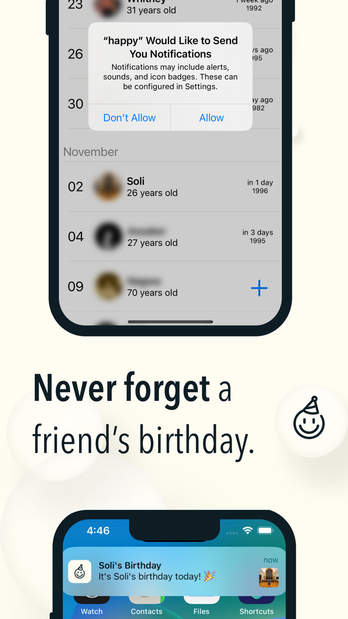 happy - Birthday Reminder
