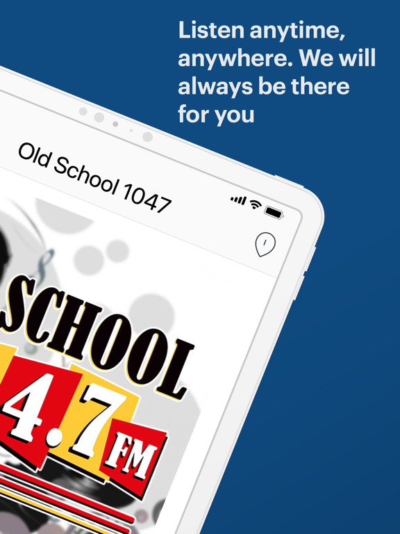 Old School 1047 iPad screenshot 2 - Music app