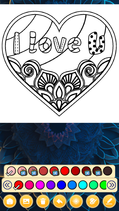Mandala Art Coloring Games Screenshot