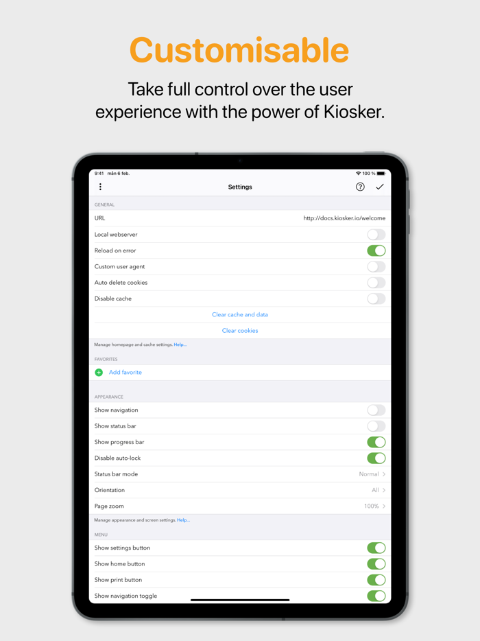 Kiosker Fullscreen Web Kiosk