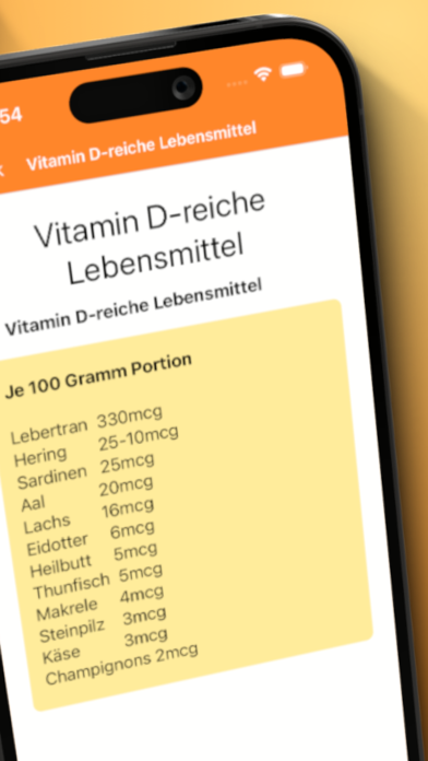 Vitamin D Check Screenshot