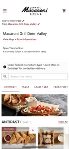 Macaroni Grill Ordering screenshot #4 for iPhone