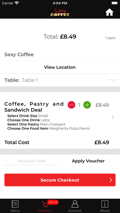 Sexy Coffee Screenshot
