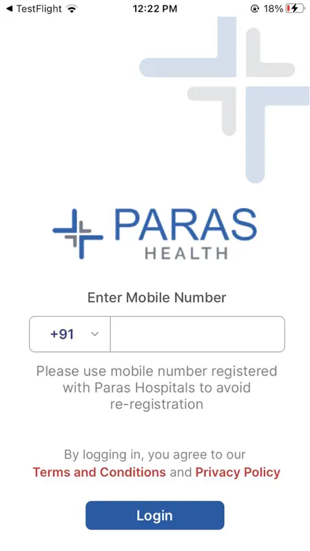 Paras Health Patient App screenshot 2 of 7