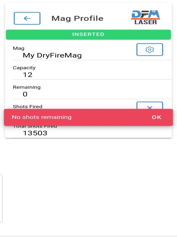 DryFireMag Laser iPad screenshot 3 - Sports app