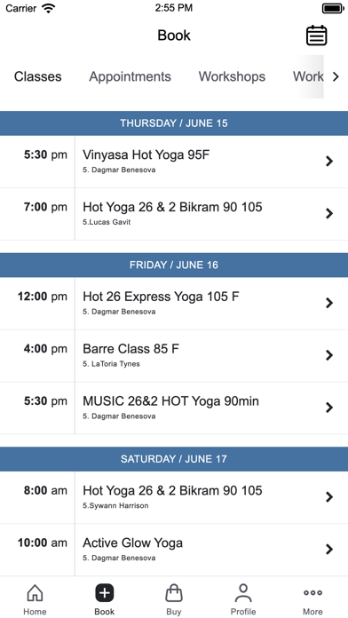 Aria Yoga and Wellness Center Screenshot