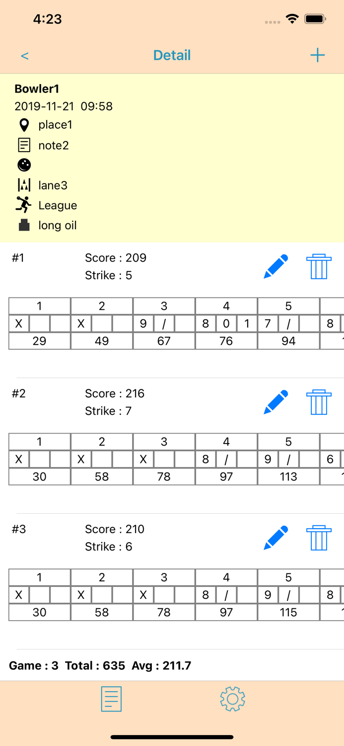 Scoreboard for Duckpin Lite
