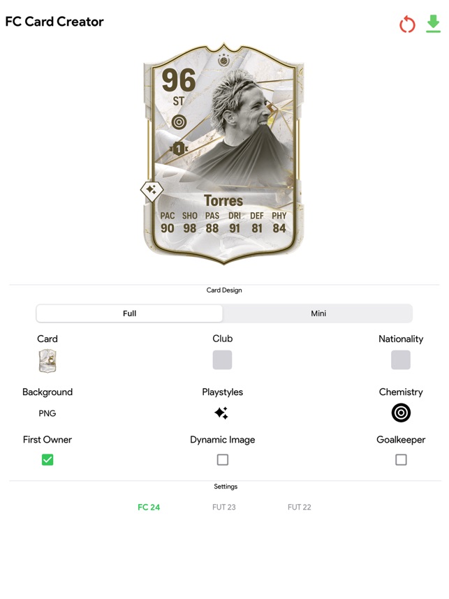 FC 24 Card Creator on the App Store