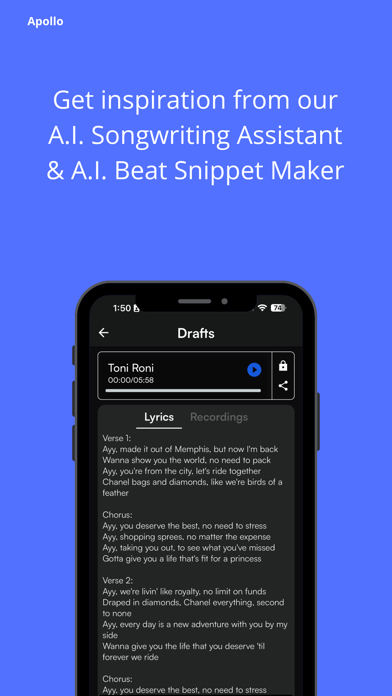 Apollo Music. Screenshot