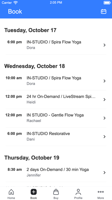 Spira Power Yoga Screenshot