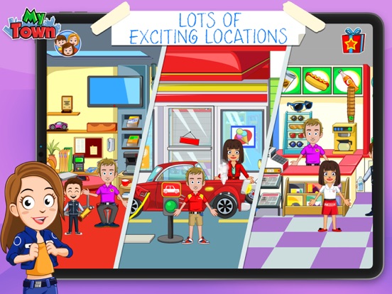 My Town: Car Mechanic game iPad screenshot 2 - Education app