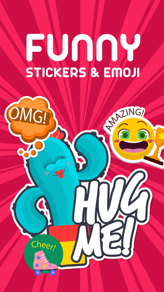 Funny Sticker & Emojis - 1.1 - (iOS)