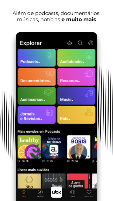 Ubook: Audiobooks e Podcastsのおすすめ画像2