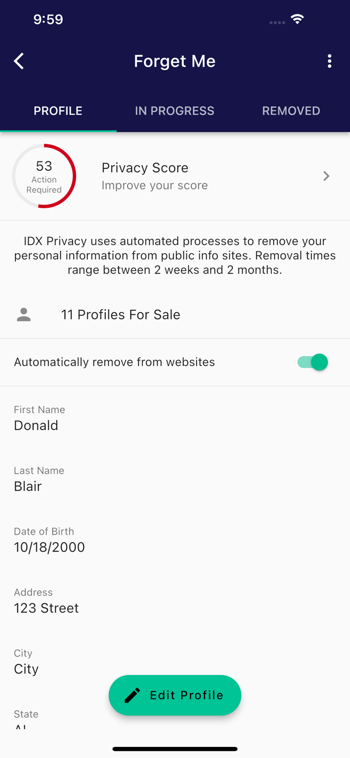 IDX - Identity and Privacy