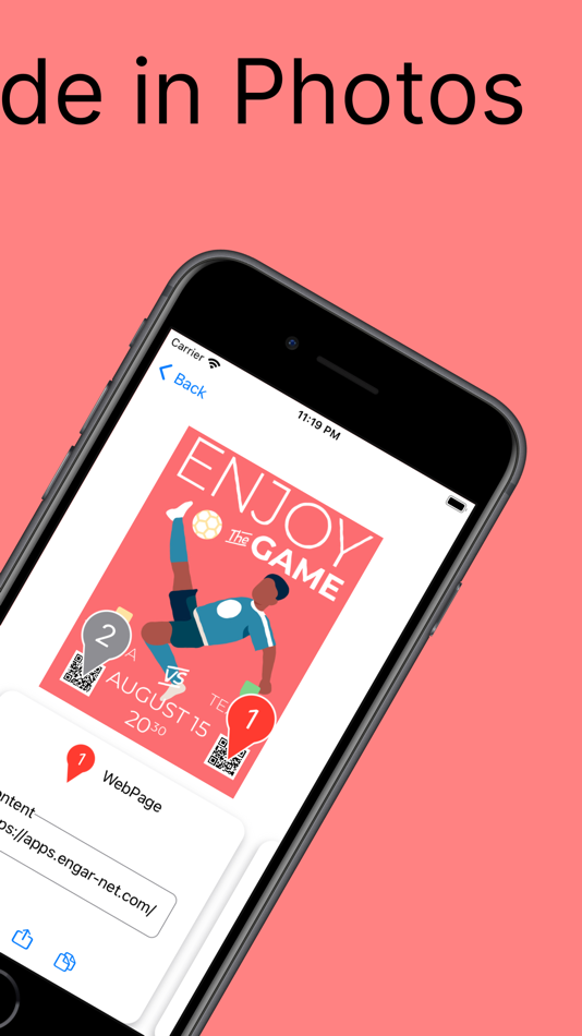 #2. Photo QR Reader (iOS) 由: Masayoshi Shibata