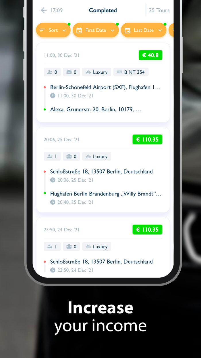 TakeTaxi Driver - Airport