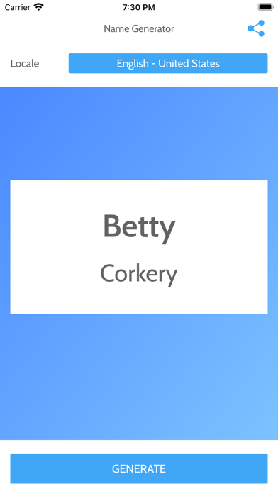 Name Generator - Random Names Screenshot