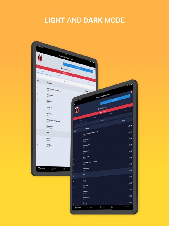 RealTVFantasy iPad screenshot 9 - Entertainment app