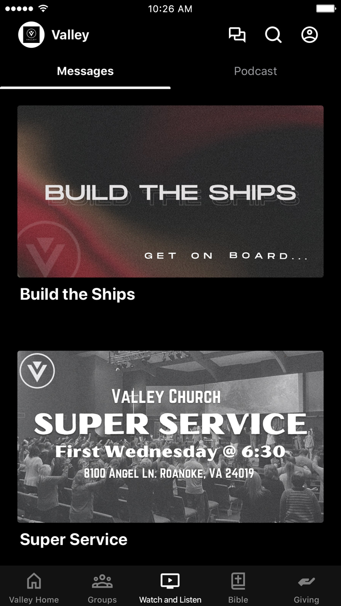 Valley Church Roanoke