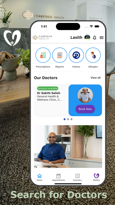 Caretech Health Screenshot