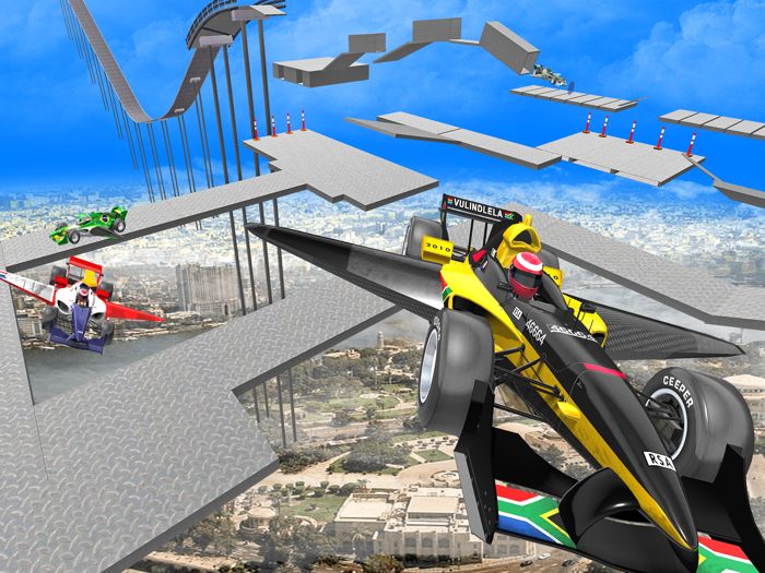 Real Formula Flying Car Stunts