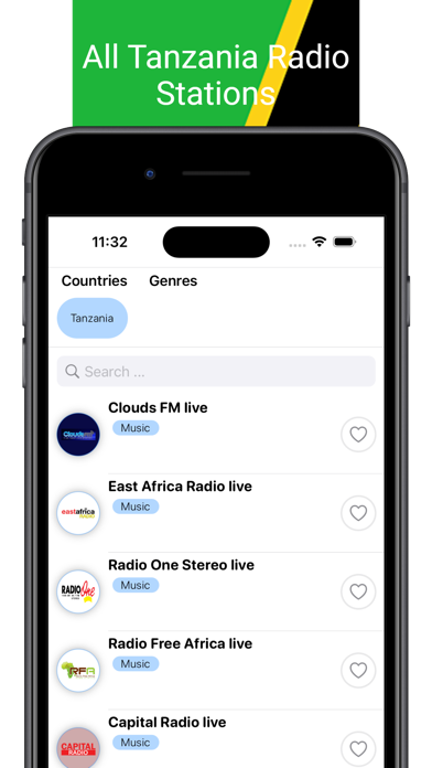 Tanzania Radio Stations live Screenshot