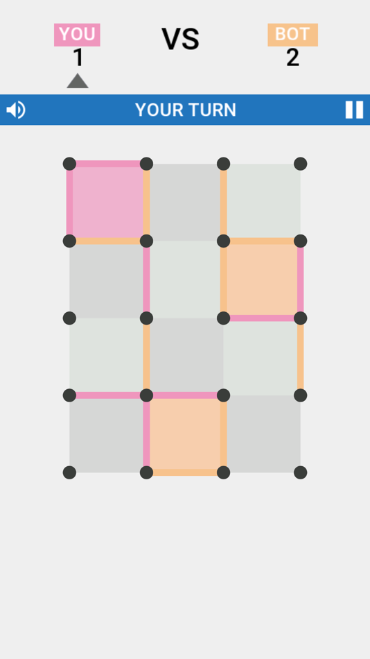 #1. Dots & Boxes - Classic (iOS) 由: Abhishek Aryan