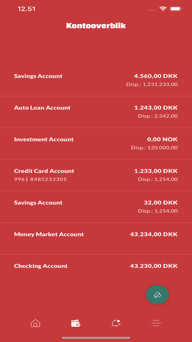 Mobilbank Sparekassen Balling Screenshot