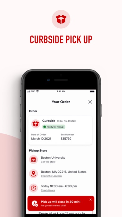 Boston University Bookstore Screenshot