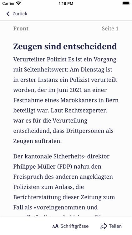 BZ Berner Zeitung E-Paper