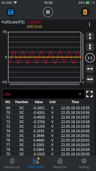 OWON iMeter Screenshot