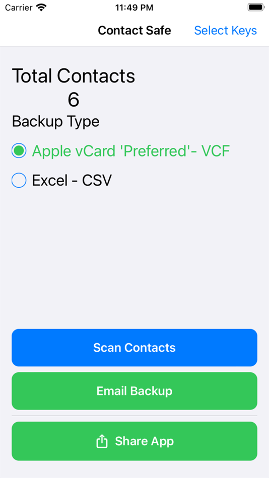 #3. Contact Safe : Secure Backup (iOS) 由: Anas Ziad Ali Almomany