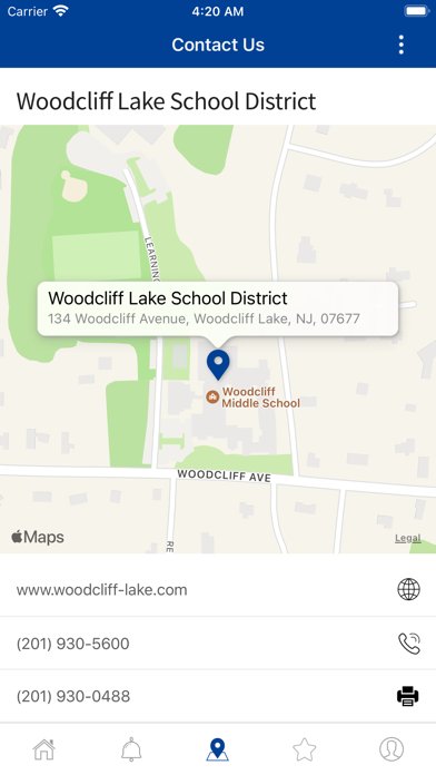 WCL Schools Screenshot