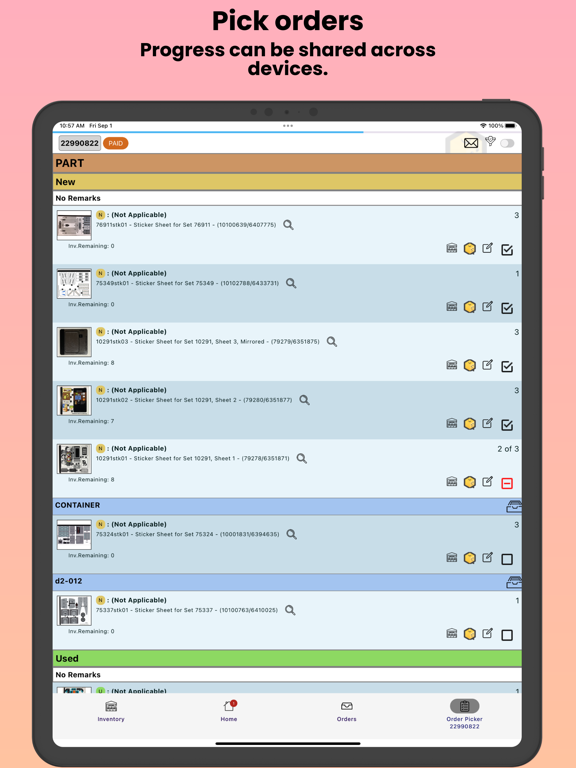 Screenshot #4 pour BrickSeller Companion