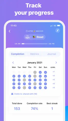 Game screenshot Keystone: Social Habit Tracker apk