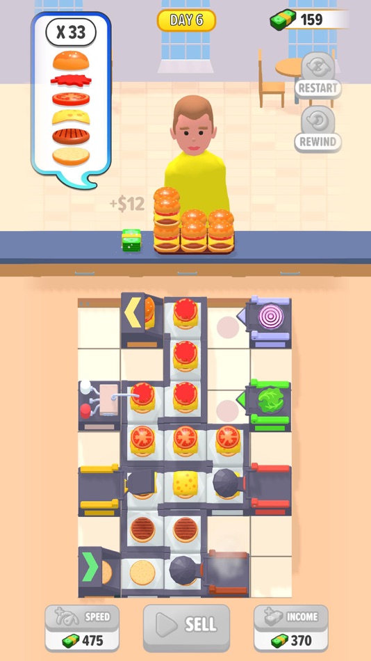 #8. Burger Factory Idle (iOS) 由: Core Game Studio