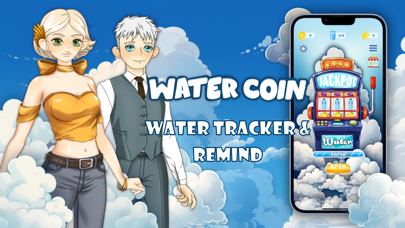WaterCoin water tracker remind Screenshot