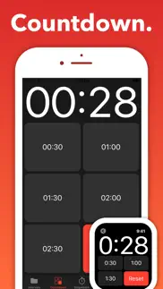 seconds interval timer iphone screenshot 3