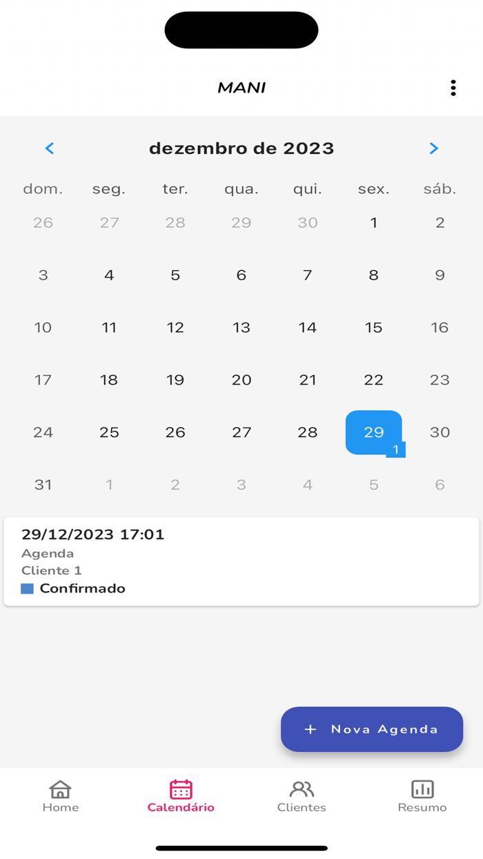 Agenda para Manicure